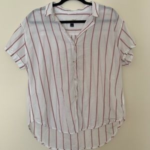 Stripped button down